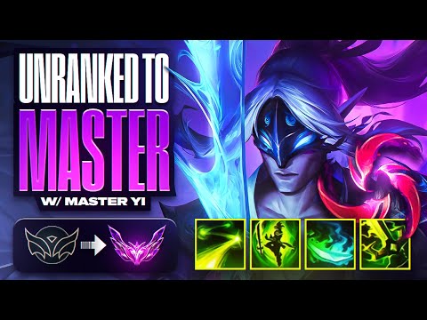 Unranked To Master With Master Yi Top - How 1V9 And Carry With Master Yi Top *New Games*