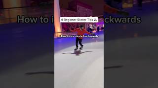 How To Ice Skate Backwards 🔥😱 #iceskating #tutorial #shorts