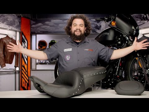 Mustang LowDown Touring Seat for Harley Review at RevZilla.com