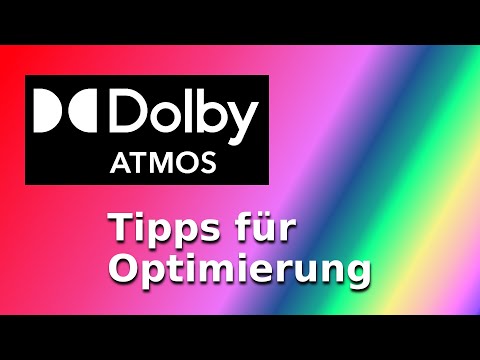 Optimization and tips for Dolby Atmos in home cinema