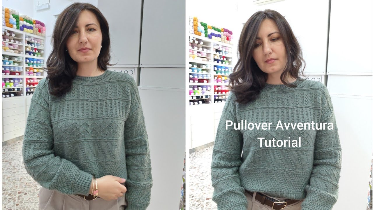 Pullover Avventura / kniting Tutorial maglia ai ferri da donna 