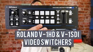 Video thumbnail for Roland V-1HD & V-1SDI Video Switchers w/ PTZOptics Cameras by PTZOptics