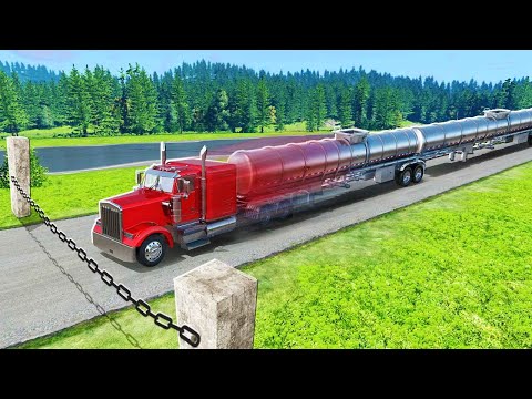 OVERSIZED CARS vs STEEL GIANT CHAINS Challenge!