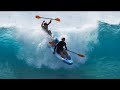 CRAZY KAYAK SURFING AT PIPELINE | JAMIE O'BRIEN