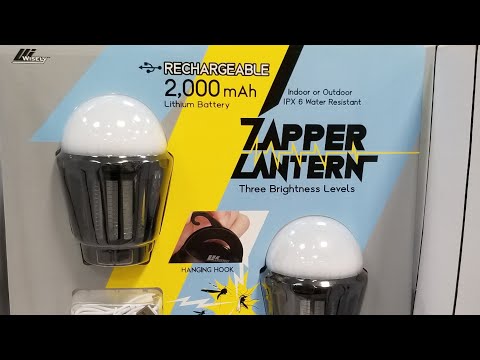 Costco Zapper Lantern (Portable Rechargeable Mosquito Zapper and Light