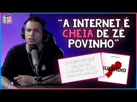 DALSIN FALA SOBRE SER CITADO EM SULICIDIO | rap, falando: cortes