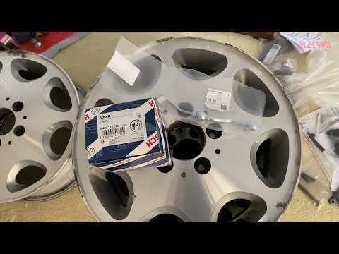 Some finishing covers reinstalled on red W124 project prior to inspection