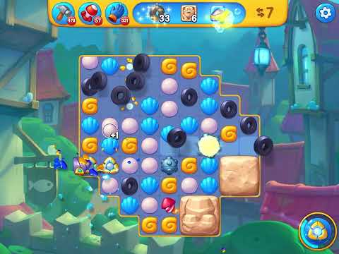 Fishdom level 7526 no boosters フィッシュダム ノーマル [Friend's]