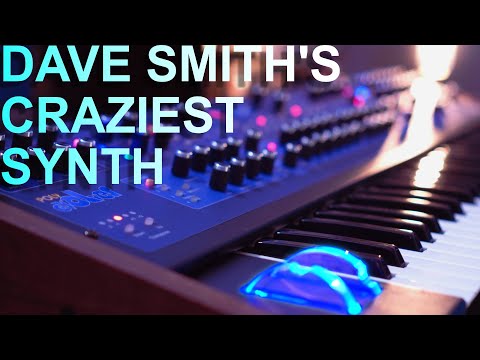 Dave Smith Instruments Poly Evolver 61-Key 4-Voice Polyphonic Synthesizer 2005 - 2011 - Blue with Wood Sides image 7