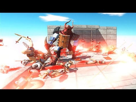 Infernals VS Ancient Humans - Animal Revolt Battle Simulator