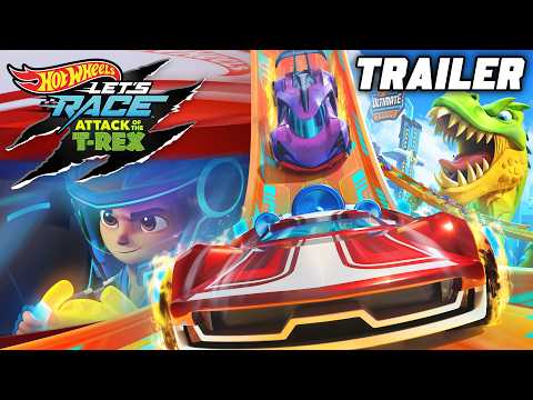 Hot Wheels Let's Race: Attack of the T-Rex - Stikla