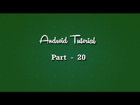 Android Androidtutorial Android Tutorial Lesson 20 Database Part 2