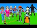 Scary Teacher 3D Vs Squid Game Hanging Diamond Earrings For Models Nice And Error 5 Times Challenge