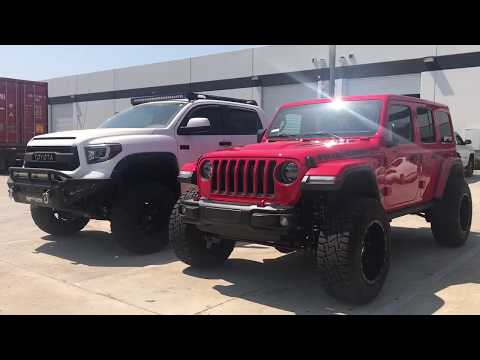 2018 Jeep Rubicon JL Lifted with Fabtech, Kings, & 37” Toyo Tires