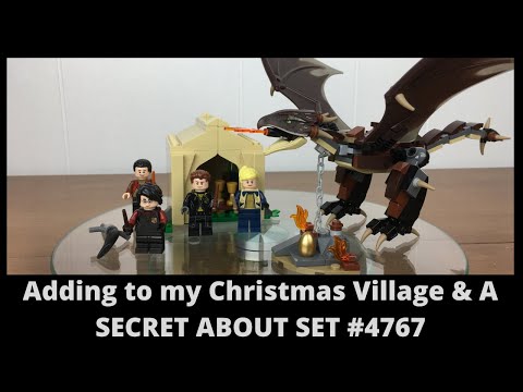 Harry Potter Lego set #75946 - Hungarian Horntail Triwizard Challenge is added to my Christmas Town