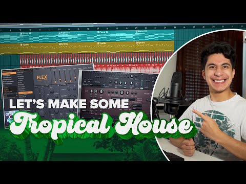 TROPICAL HOUSE with FL Stock Plug-Ins! 🌴 | Free FLP