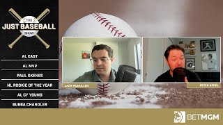 AL East Standings, AL MVP &amp; Cy Young Odds. NL ROTY Odds, 8/26/25 | The Just Baseball Show