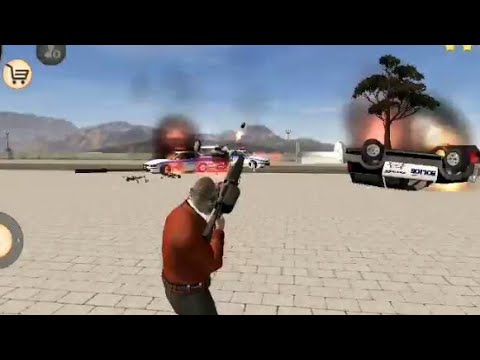 Fight with Police on port in// stone giant game//2020