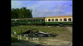 preview picture of video 'Bahngelände Betonwerk Klausa 1994 - Einfahrender Zug!'