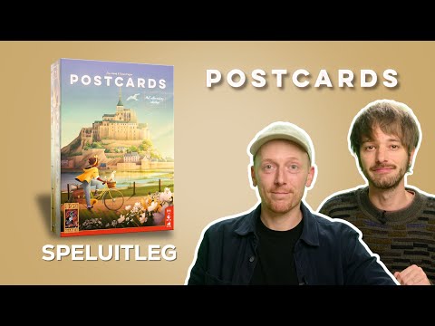 How to play Postcards (Game explanation by Bord voor je Kop) - 999 Games