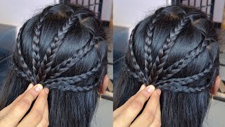 Beautiful & Unique Bridal Hairstyle_Easy Amazing Hairstyle_ New Stylish Elegant Hairstyle #hairstyle