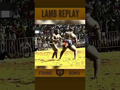 Franc vs Sokh. #luttesénégalaise #lamb #franc #sokh