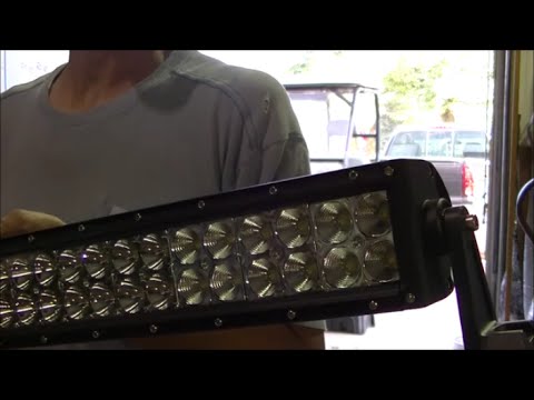 2003 Polaris Ranger 6x6 - 42" Curved LED Light Bar Install