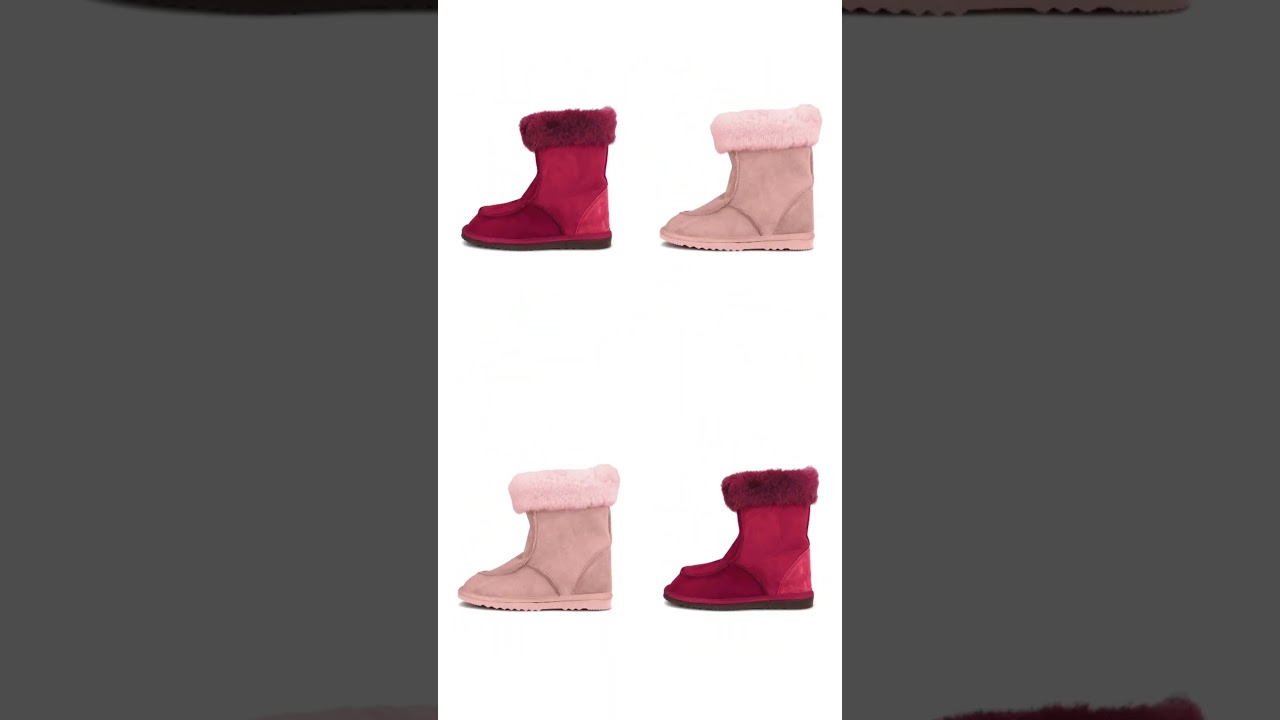 Short Jillaroo Schapenvacht Boot voor dames en heren