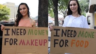 HOT Girl vs HOMELESS Girl! (Social Experiment)