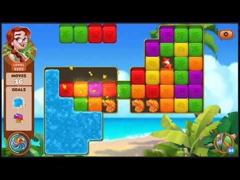 Lost Island Blast Adventure Level 1192 - NO BOOSTERS 🏝️ | SKILLGAMING ✔️