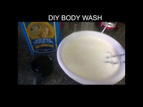 MAKING BODY WASH AT HOME WITH BAR SOAP!