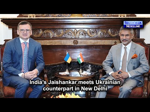 India’s Jaishankar meets Ukrainian counterpart in New Delhi