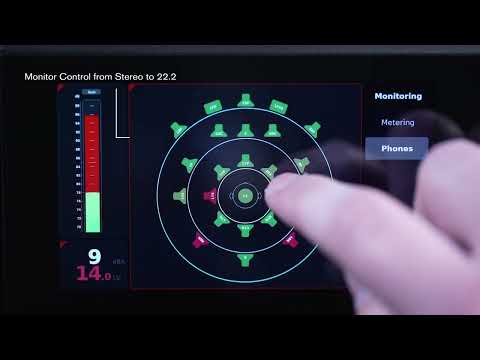 RTW Touchcontrol 5 Dante Stereo/Immersive Metering & Monitor Controller image 12