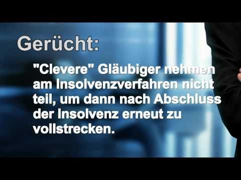 Insolvenz- Ein cleverer Gläubiger kann 30 Jahre lang vollstrecken (8.Irrtum)