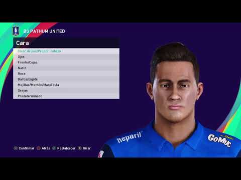 MAKE FACE IRFAN FANDI BG Pathum United in PES 2021