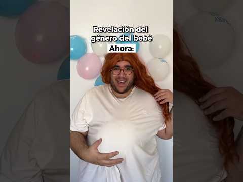 REVELAR EL GÉNERO DEL BEBE 👉🏻 ANTES vs AHORA 👼🍼  #shorts