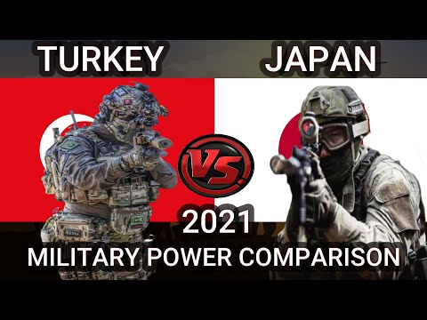 Turkey Vs Japan Military Power Comparison 2021!