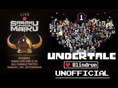 Undertale FIRST Run   Totally BLIND #1