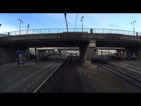 A train driver's view: Amsterdam CS - Zandvoort, SGMM, 29-Jan-2019.
