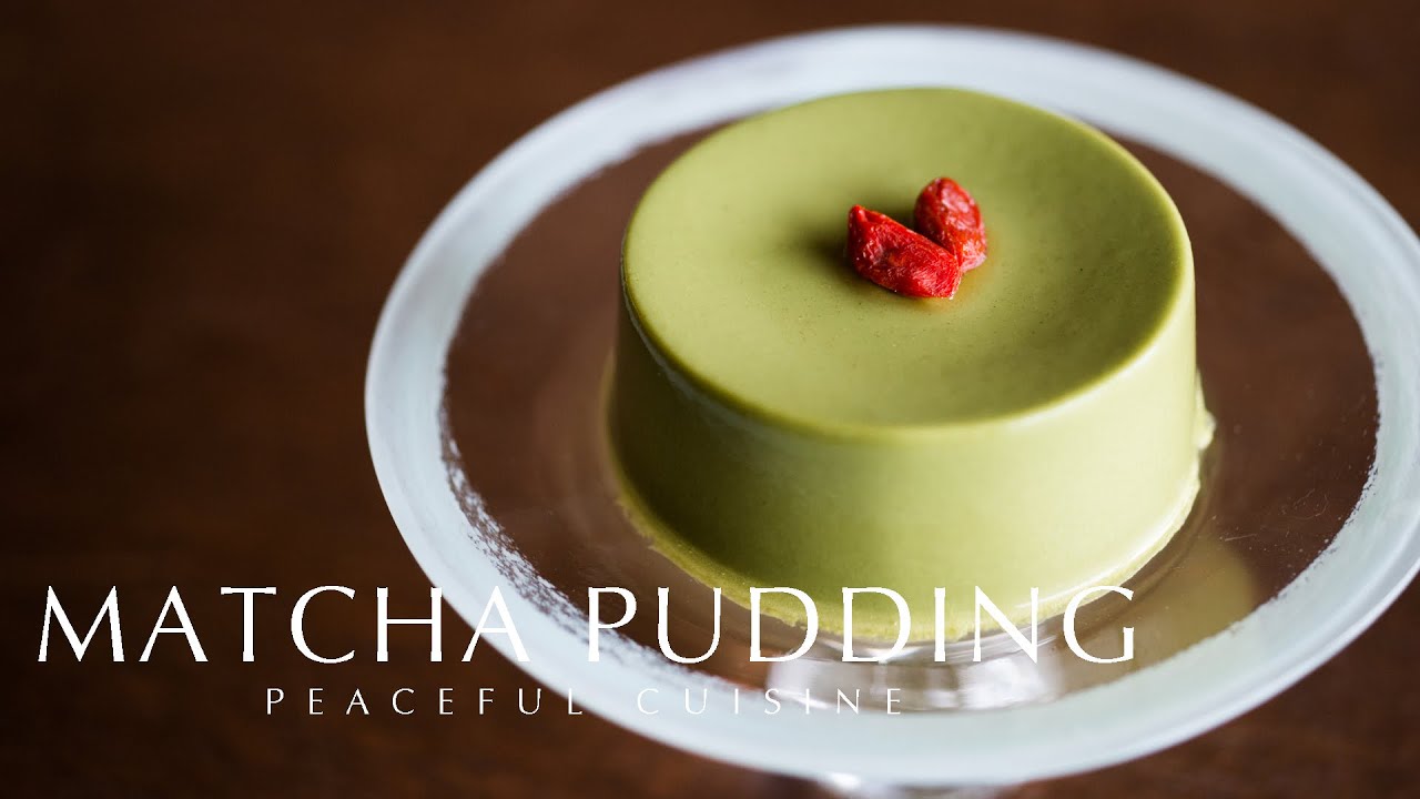 抹茶プリン(生ヴェーガン) by Peaceful Cuisine — recipe photo