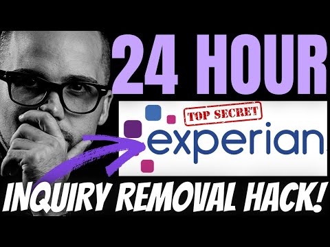 EXPERIAN 24 HOUR HARD INQUIRY REMOVAL HACK! | HOW TO REMOVE HARD INQUIRIES FAST | RADIKAL MARKETER