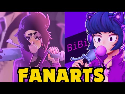TOP 10 FANARTS DA 'BIBI' - BRAWL STARS