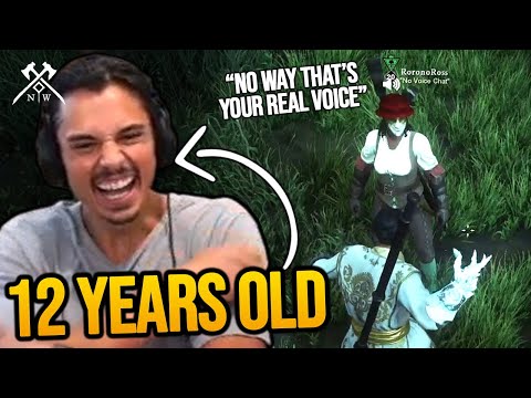 Roleplaying As a 12-Year-Old In New World
