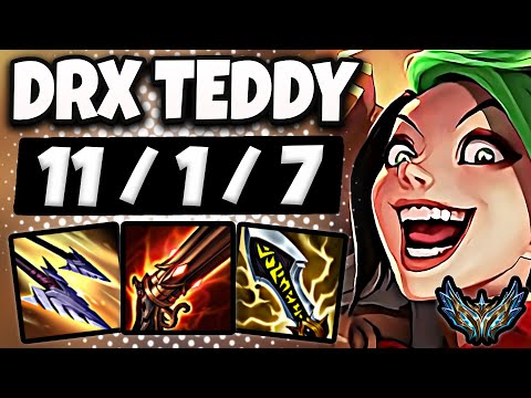 Jinx vs Aphelios ADC [ DRX Teddy ] Patch 25.12 Korea Challenger