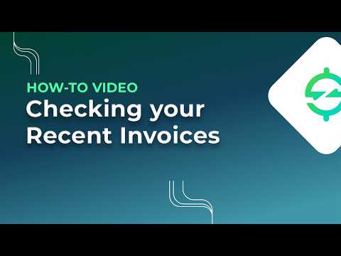 Check Recent Invoices Demo