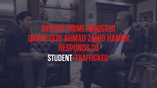 Download lagu Deputy Prime Minister Datuk Seri Dr Ahmad Zahid Hamidi responds to Student/Trafficked mp3