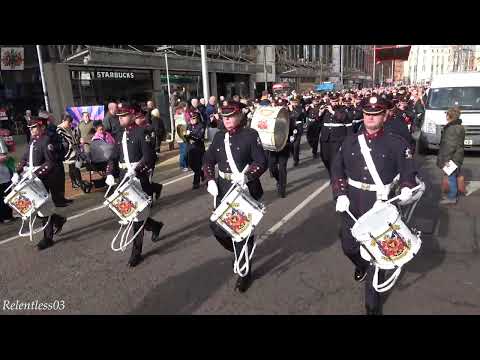 Pride Of The Raven (No.7) @ UDR2 Memorial Parade ~ Belfast ~ 24/02/24 (4K)