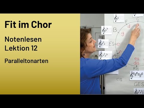 Fit im Chor - Notenlesen Lektion 12 (Paralleltonarten)