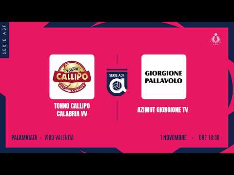 TONNO CALLIPO CALABRIA VV - AZIMUT GIORGIONE TV | 3ª GIORNATA | A3F