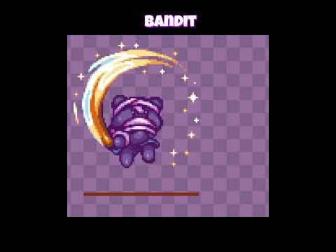 Bandit full showcase #indiegame #pixelart #pixelgame #animation #unity